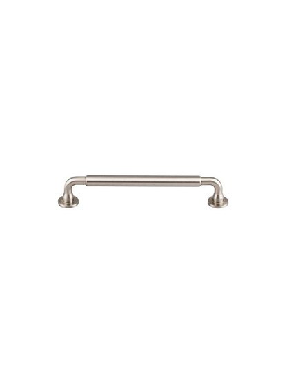 Lily Cabinet Pull - 6 5/16 inch Center-to-Center in Satin Nickel.